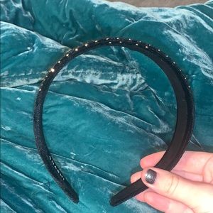 Gold and black headband